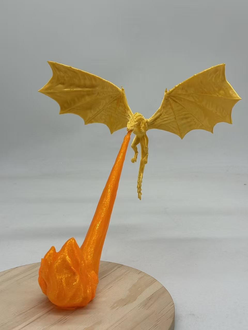 Dragon Nook Flame Bookshelf Corner Ornament