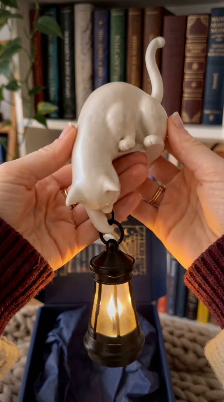Hanging cat shelf Lamp