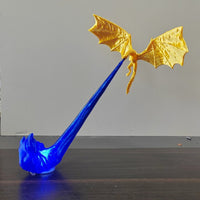 Golden Dragon Blue Fire